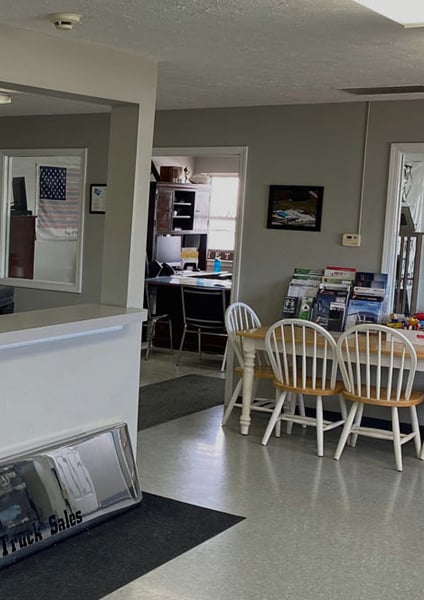 Inside view of office