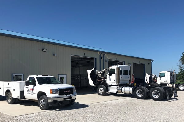 Outside Bay - Allen Truck Sales Service and Repair